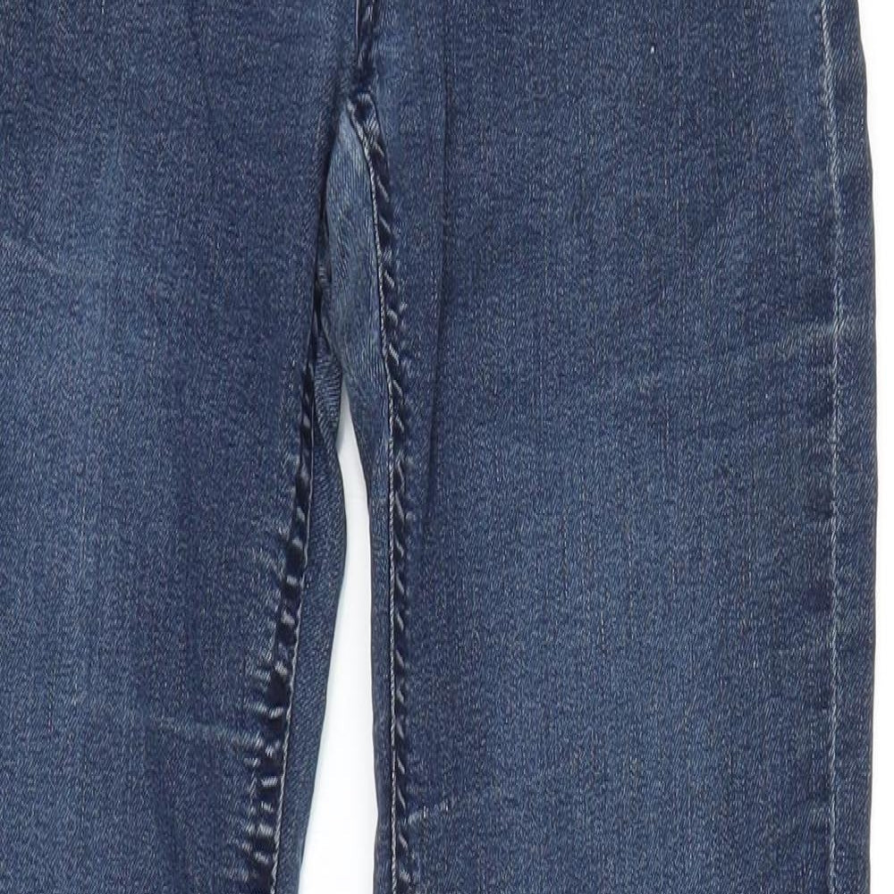 H&M Womens Blue  Denim Straight Jeans Size 26 in L28 in