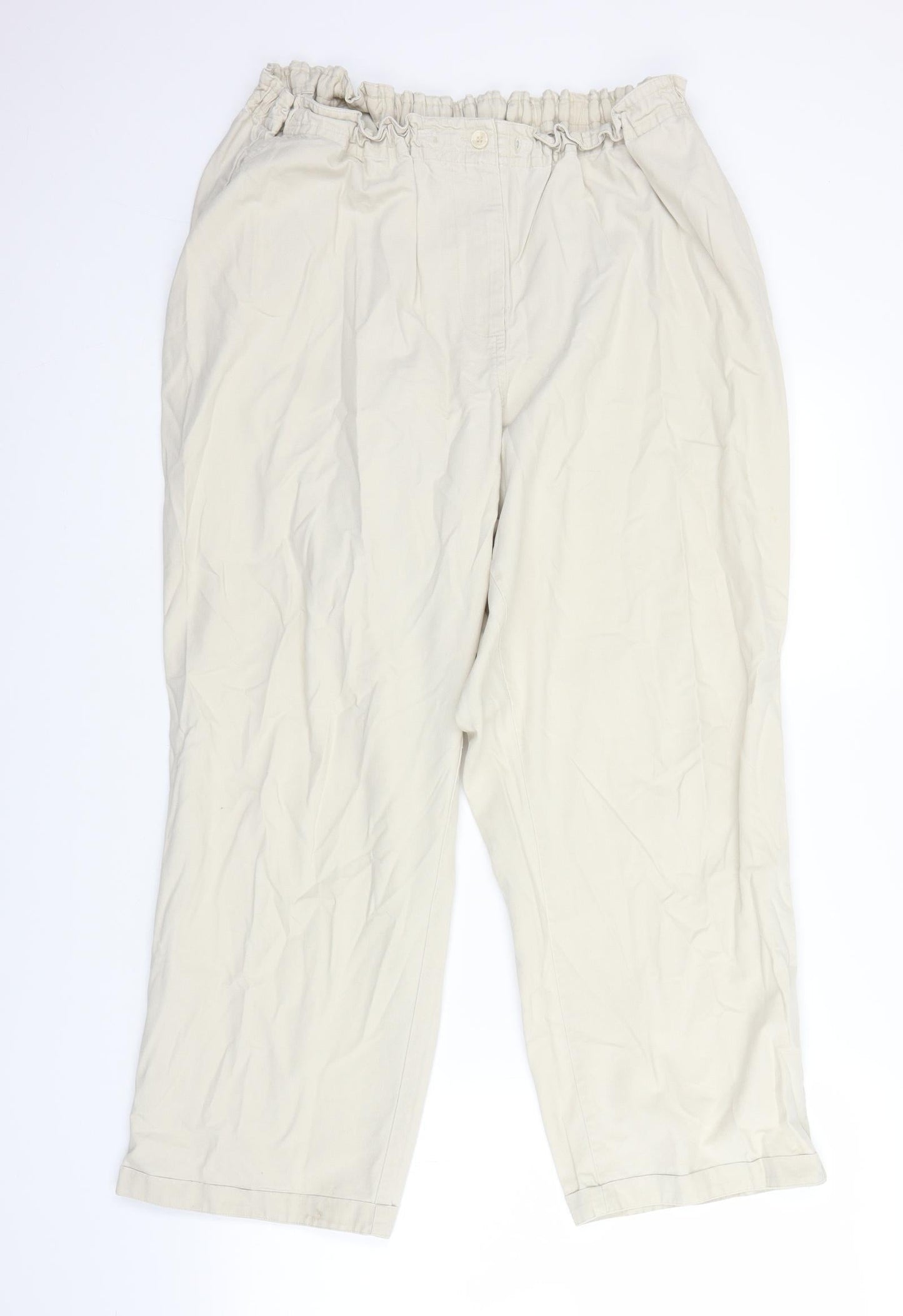 JDV Womens Beige   Trousers  Size 22 L24 in
