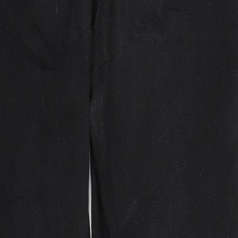 H&M Womens Black  Denim Straight Jeans Size 12 L29 in - highrib