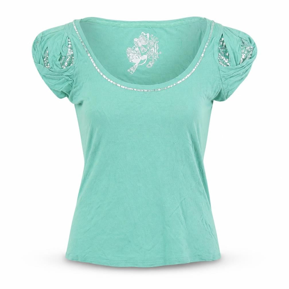 Debenhams Womens Green   Basic Blouse Size 8