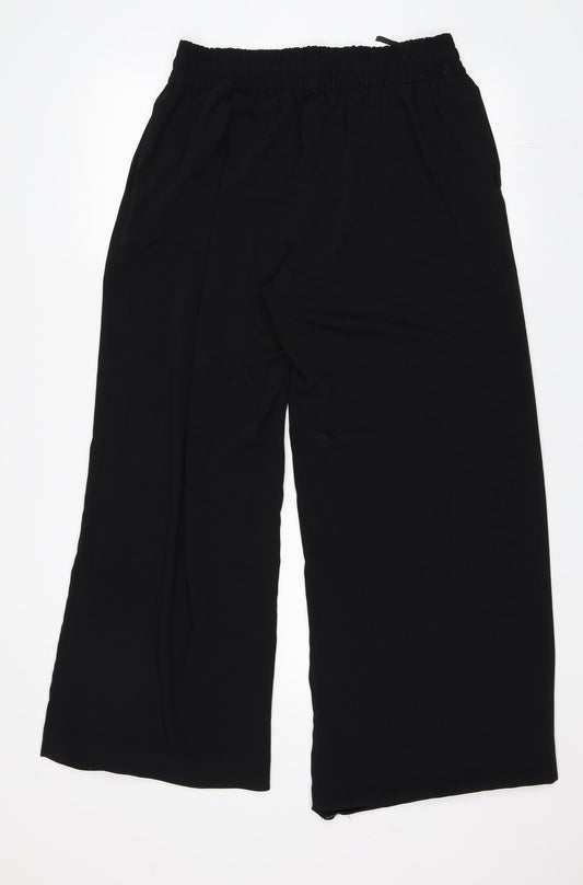 M&S Womens Black   Trousers  Size 14 L27 in