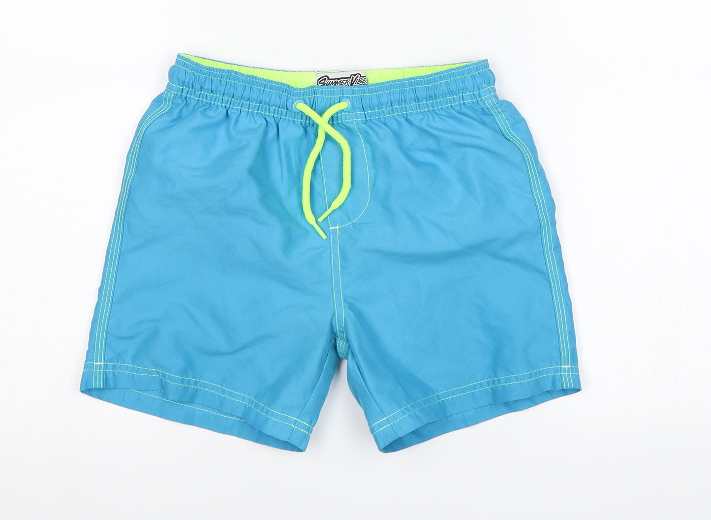 Preworn Boys Blue   Utility Shorts Size 6-7 Years