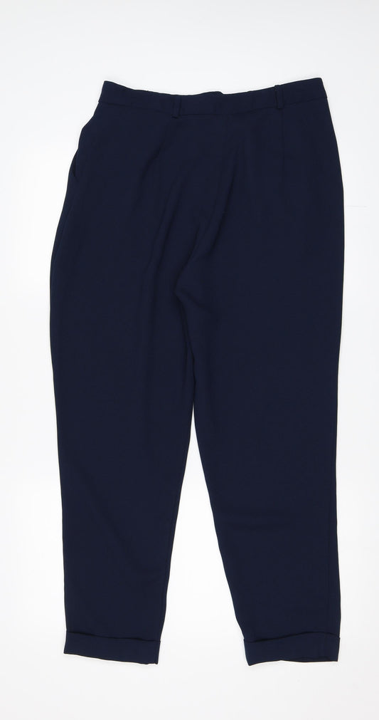 ASOS Womens Blue   Trousers  Size 12 L26 in