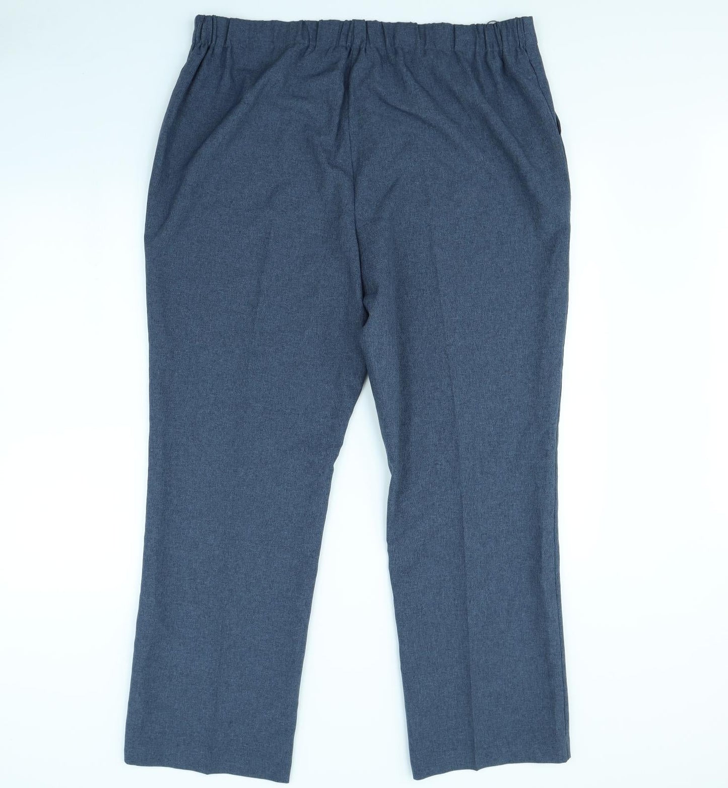 Preworn Womens Blue   Dress Pants Trousers Size 18 L30 in