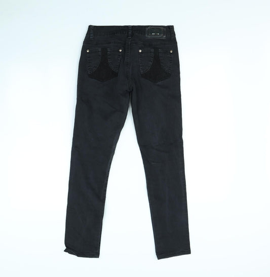 MOTIVI Womens Black   Skinny Jeans Size 26 in L29 in