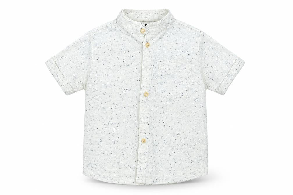 NEXT Boys White Spotted  Basic Button-Up Size 2-3 Years