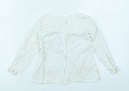 e-vie angel Girls White   Basic T-Shirt Size 2-3 Years