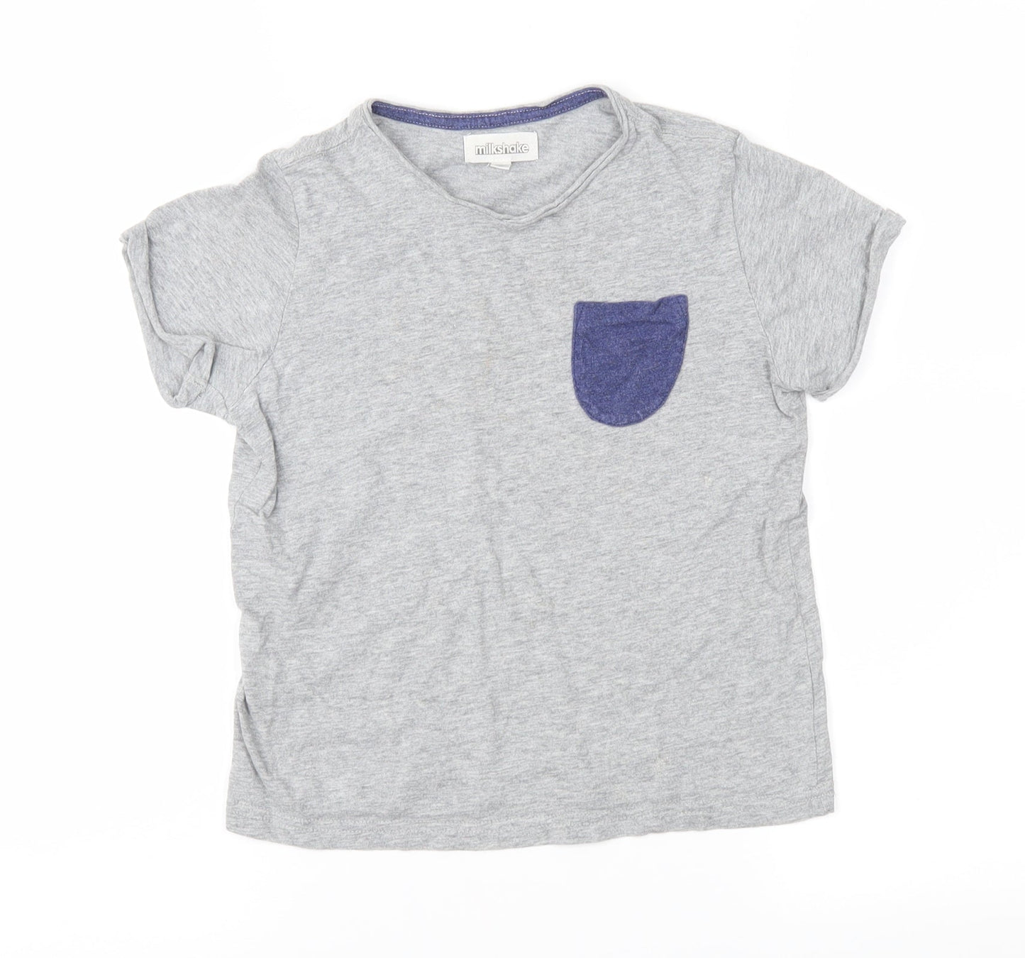 Milkshake Boys Grey  Jersey Basic T-Shirt Size 6 Years