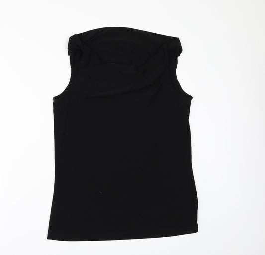 Klass Womens Black   Tunic Blouse Size M
