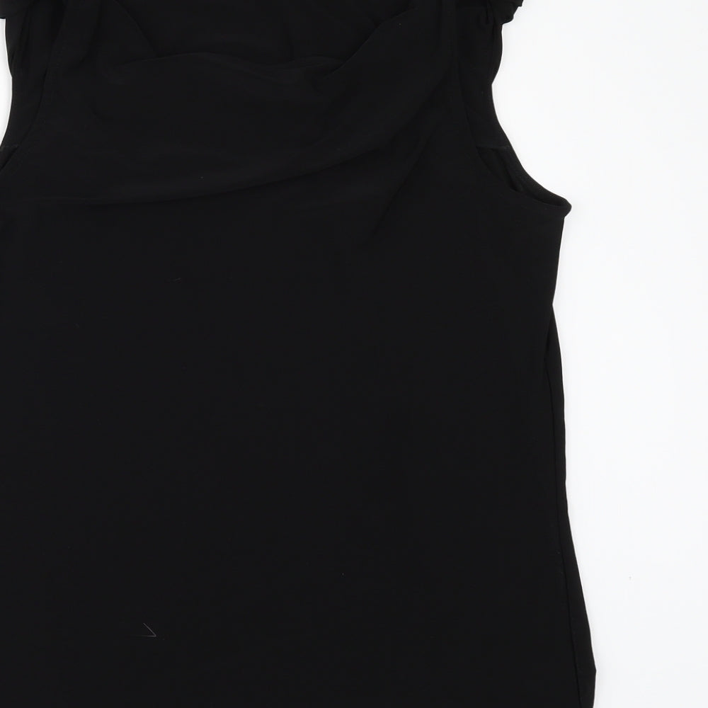 Klass Womens Black   Tunic Blouse Size M