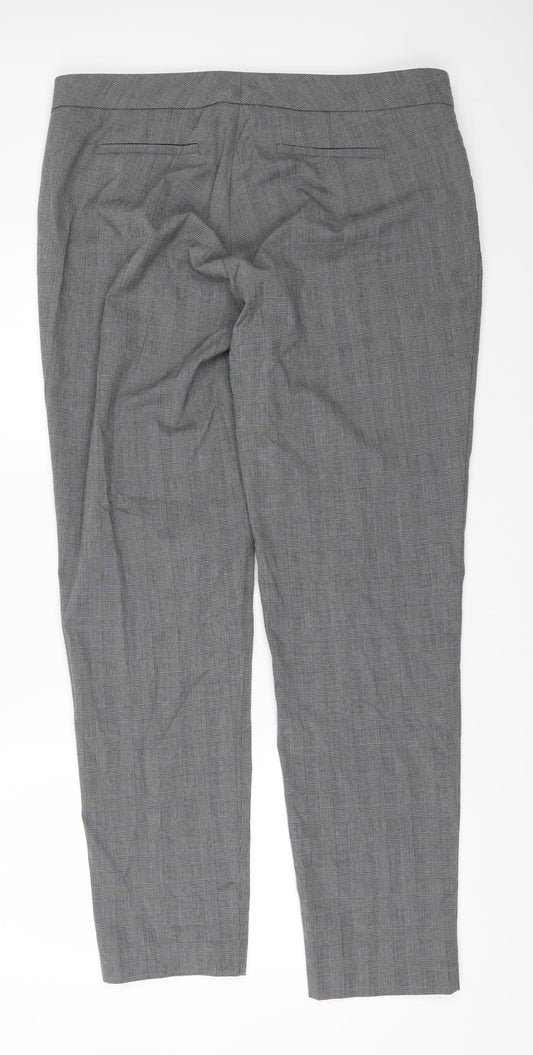 ecru Womens Green Check  Trousers  Size 38 L29 in
