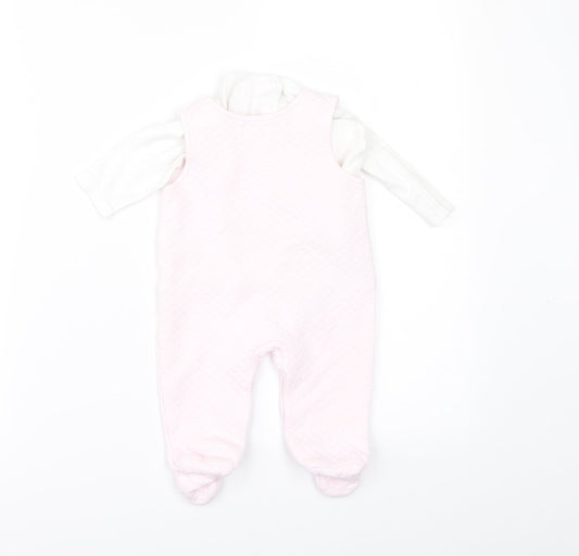 rock a bye Girls Pink   Romper One-Piece