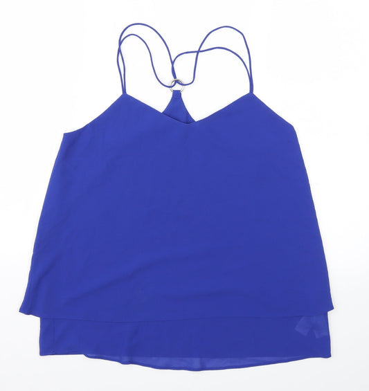 New Look Womens Blue   Basic Blouse Size 10