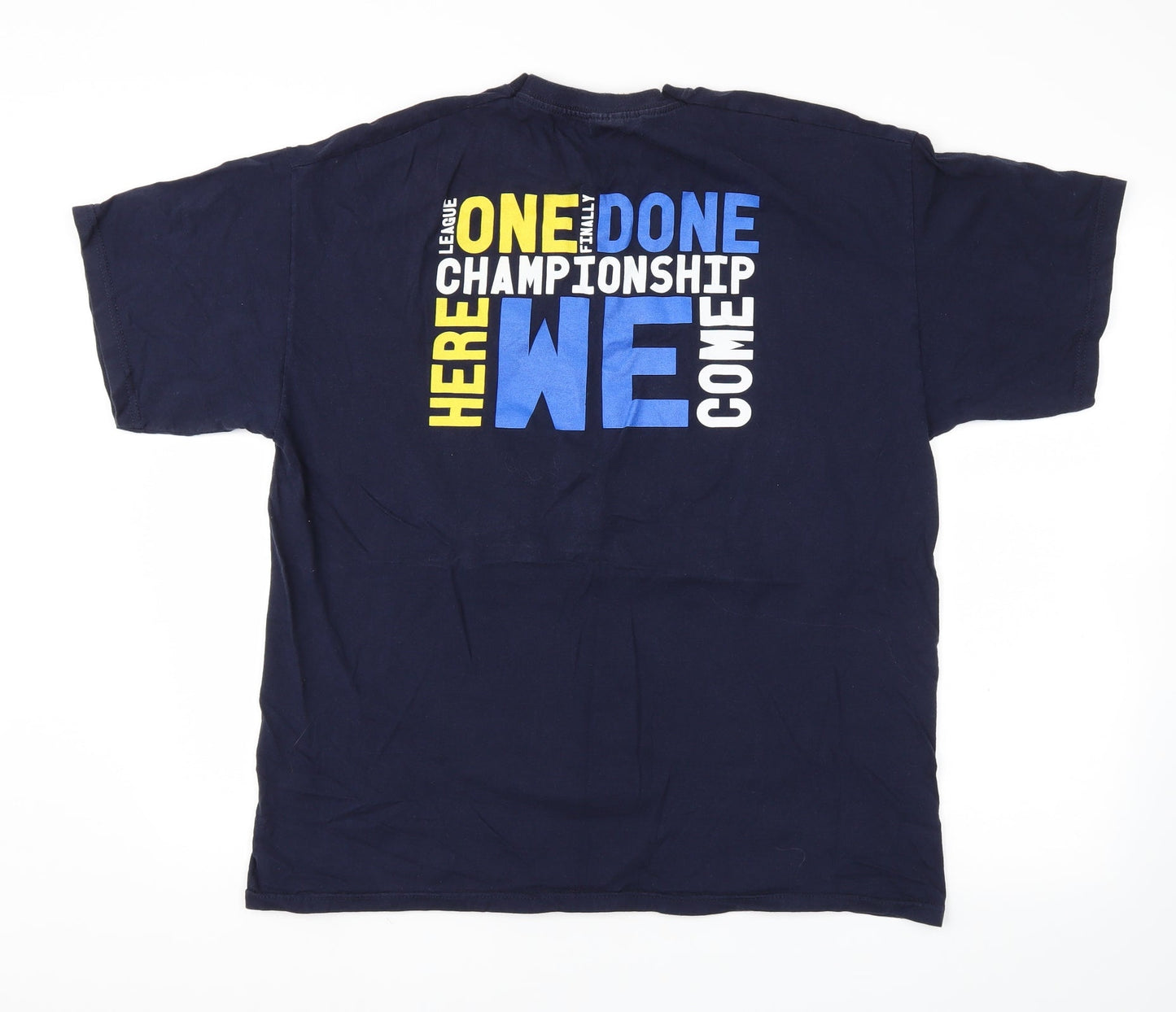 Fruit of the Loom Mens Blue    T-Shirt Size XL