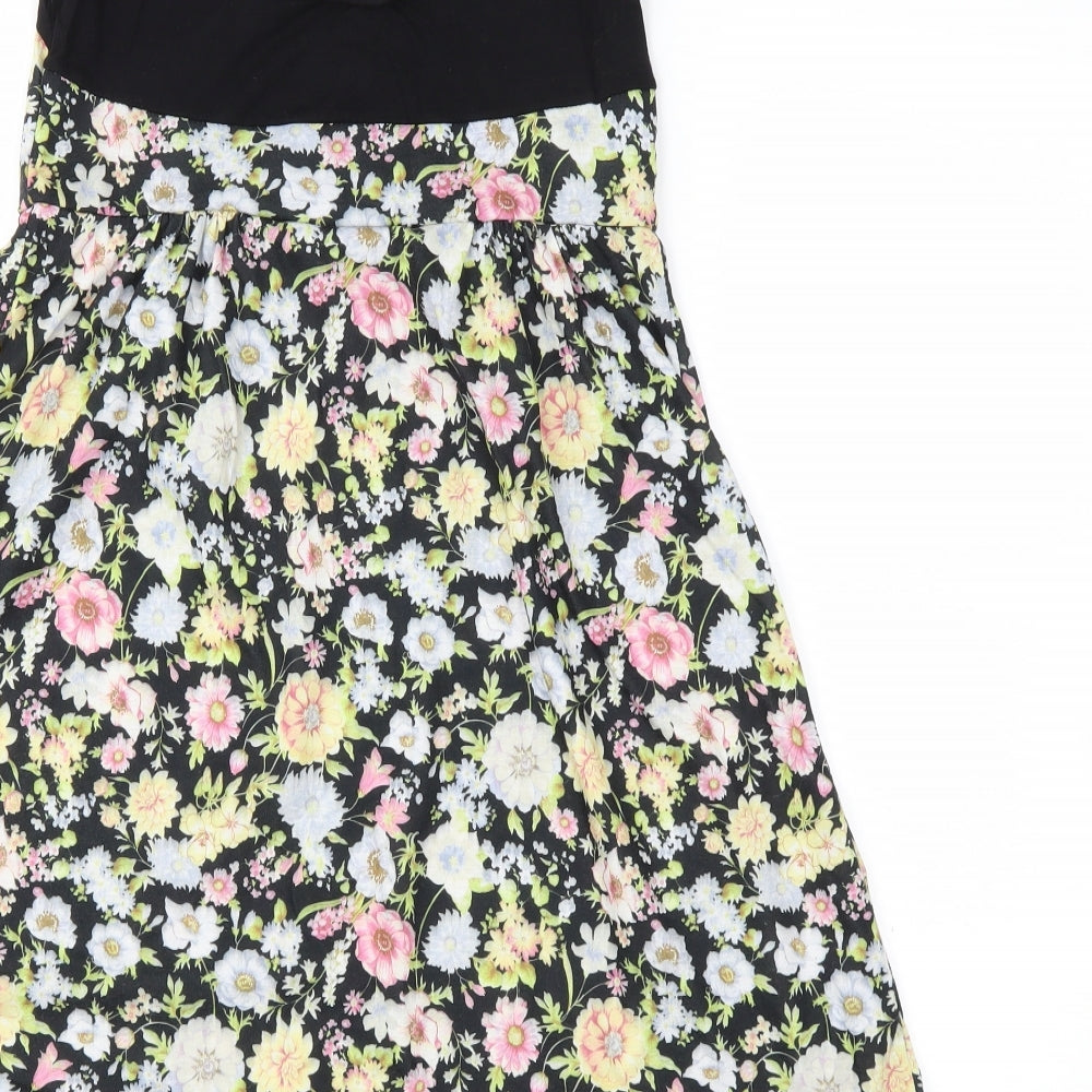 Primark Womens Multicoloured Floral  Fit & Flare  Size 10
