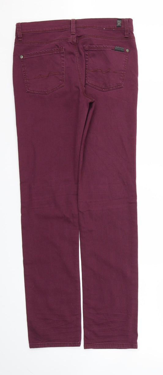 Preworn Womens Pink   Straight Jeans Size 30 L30 in