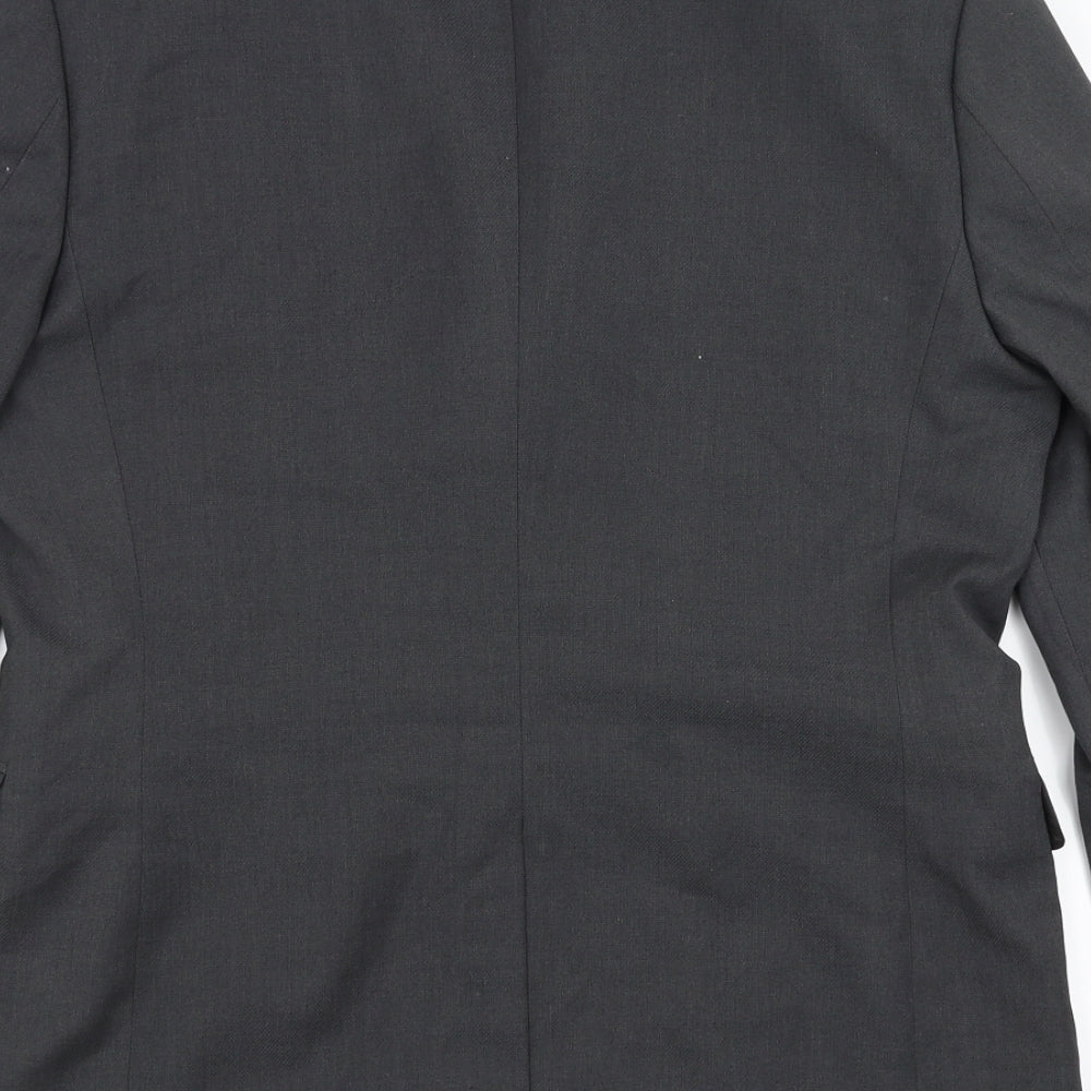 H&M Mens Grey   Jacket Suit Jacket Size 38