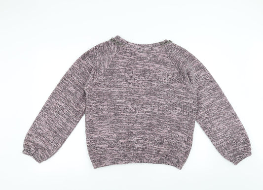 Topshop Womens Pink   Pullover Jumper Size 10  - chain