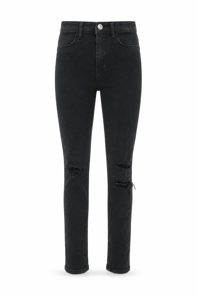Divided by H&M Womens Black  Denim Skinny Jeans Size 6 L28 in