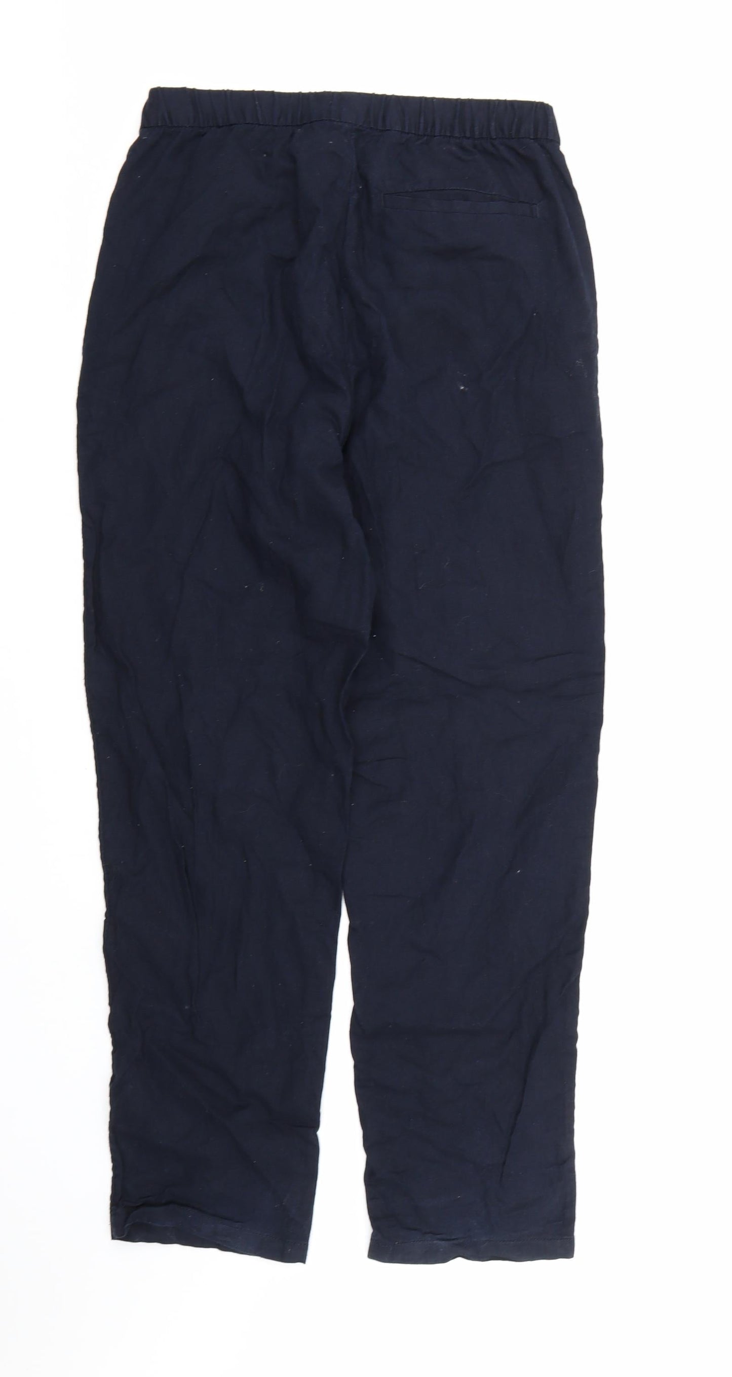H&M Womens Blue   Trousers  Size XS L28 in