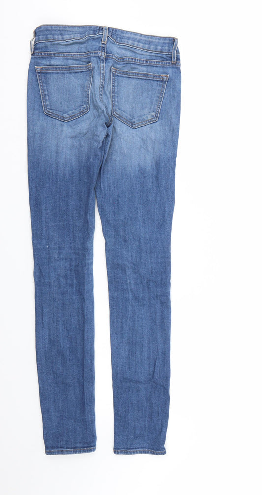 Rich & Skinny Womens Blue  Denim Skinny Jeans Size 24 in L30 in