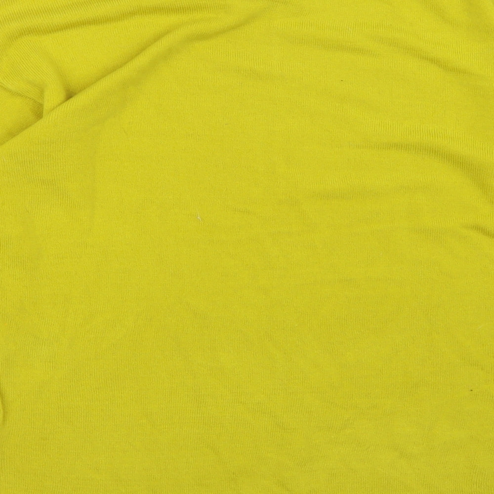 PEP&CO Womens Yellow  Knit Pullover Jumper Size 8