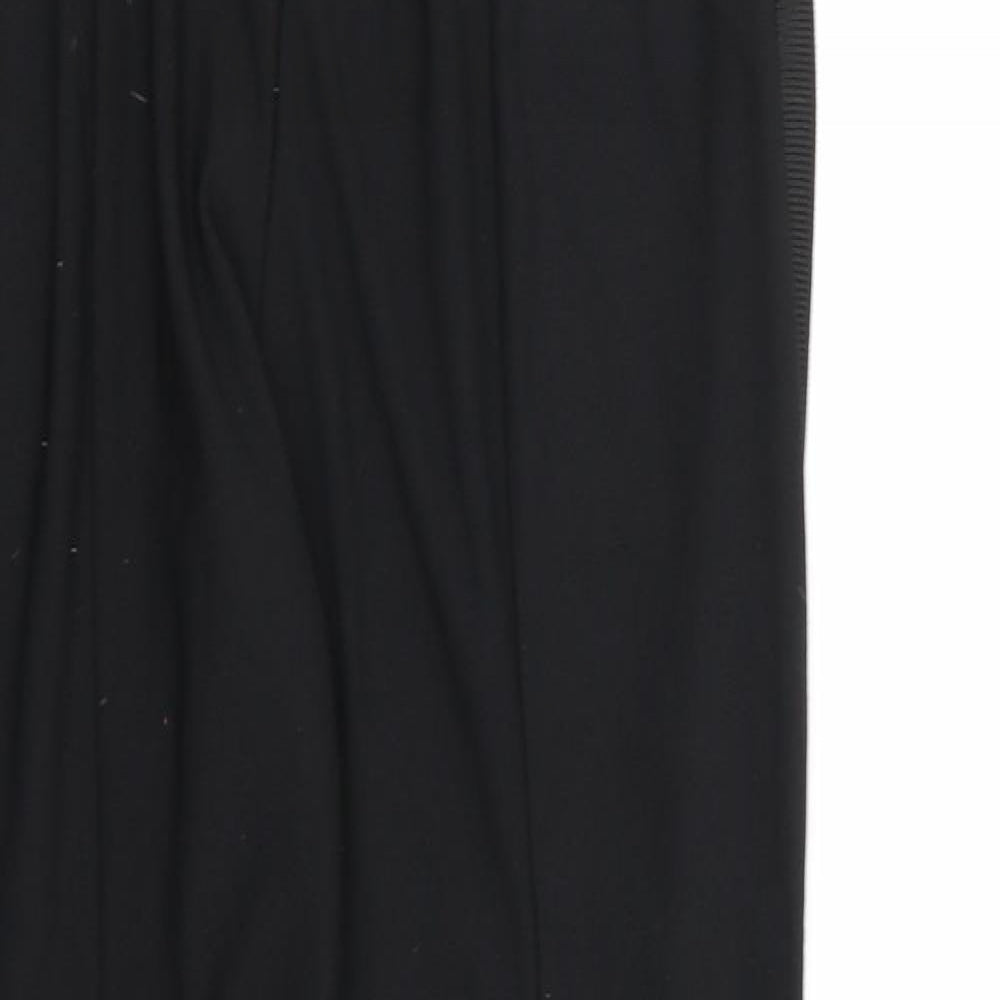 PRETTYLITTLETHING Womens Black  Rayon Jogger Trousers Size 10 L27 in