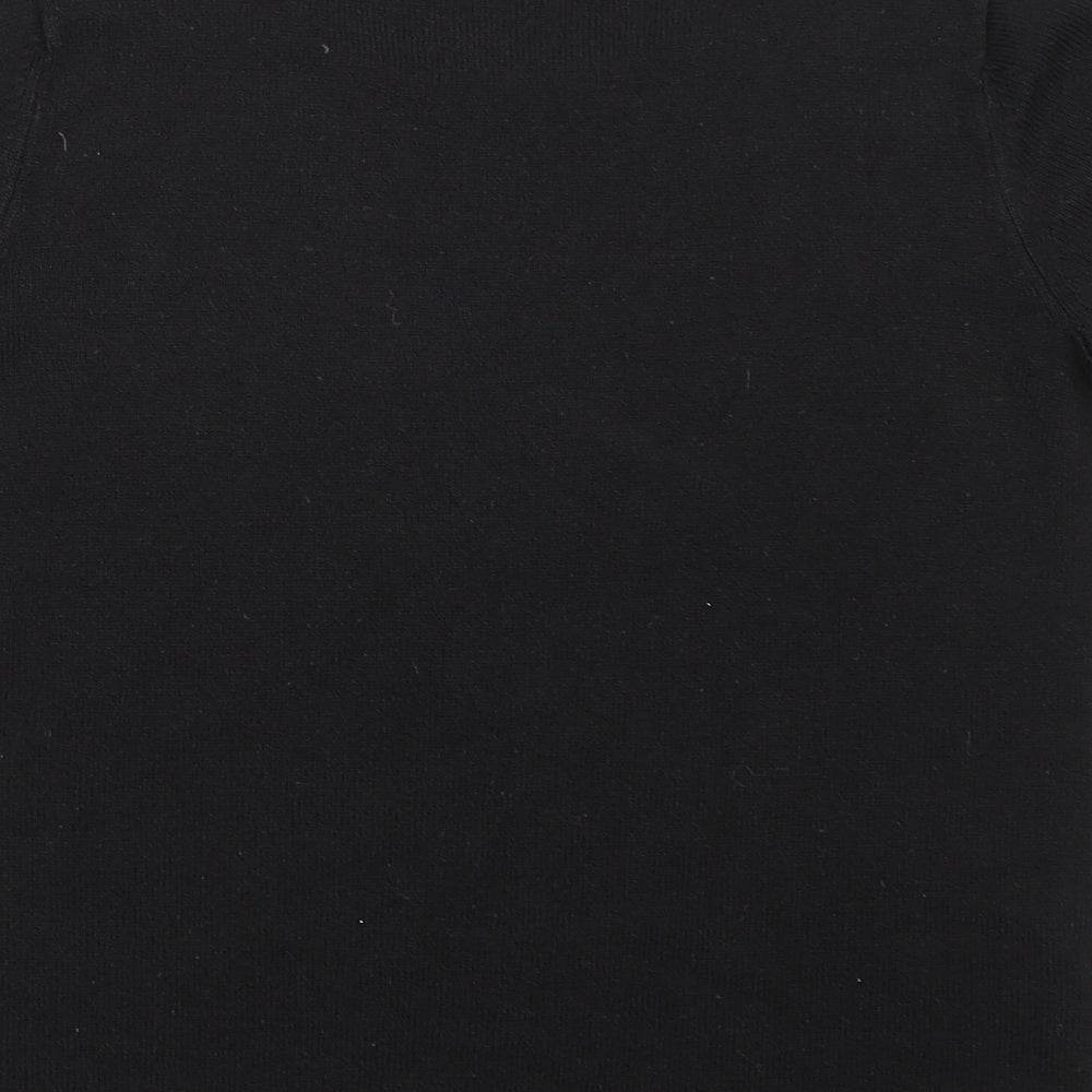 Papaya Womens Black  Knit Pullover Jumper Size 8