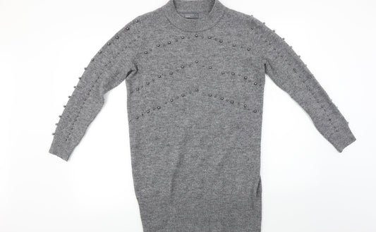 Papaya  Womens Grey   Pullover Jumper Size S