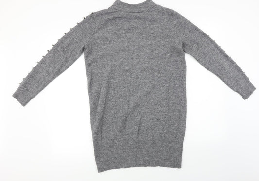 Papaya  Womens Grey   Pullover Jumper Size S