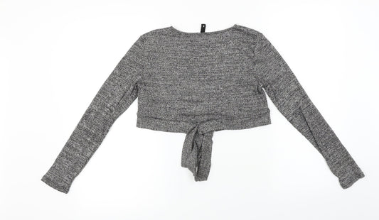 H&M  Womens Grey   Pullover Jumper Size S