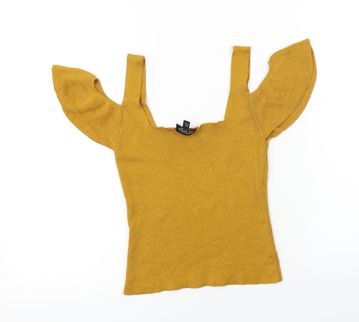 Topshop  Womens Yellow   Pullover Jumper Size 8