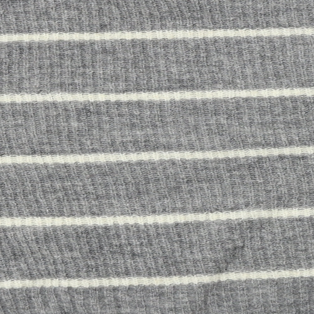 New Look  Womens Grey Striped  Pullover Jumper Size S