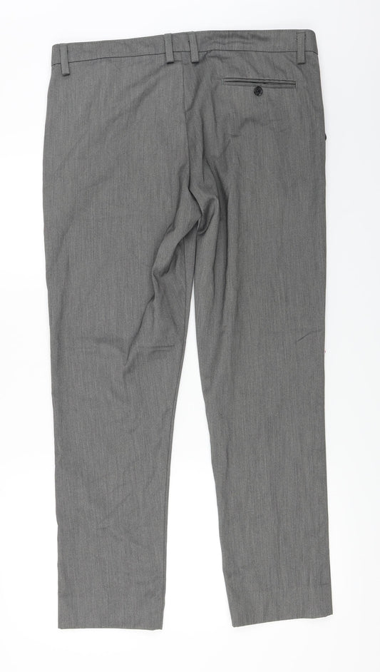 Boohoo  Mens Grey   Trousers  Size 36 in L26 in