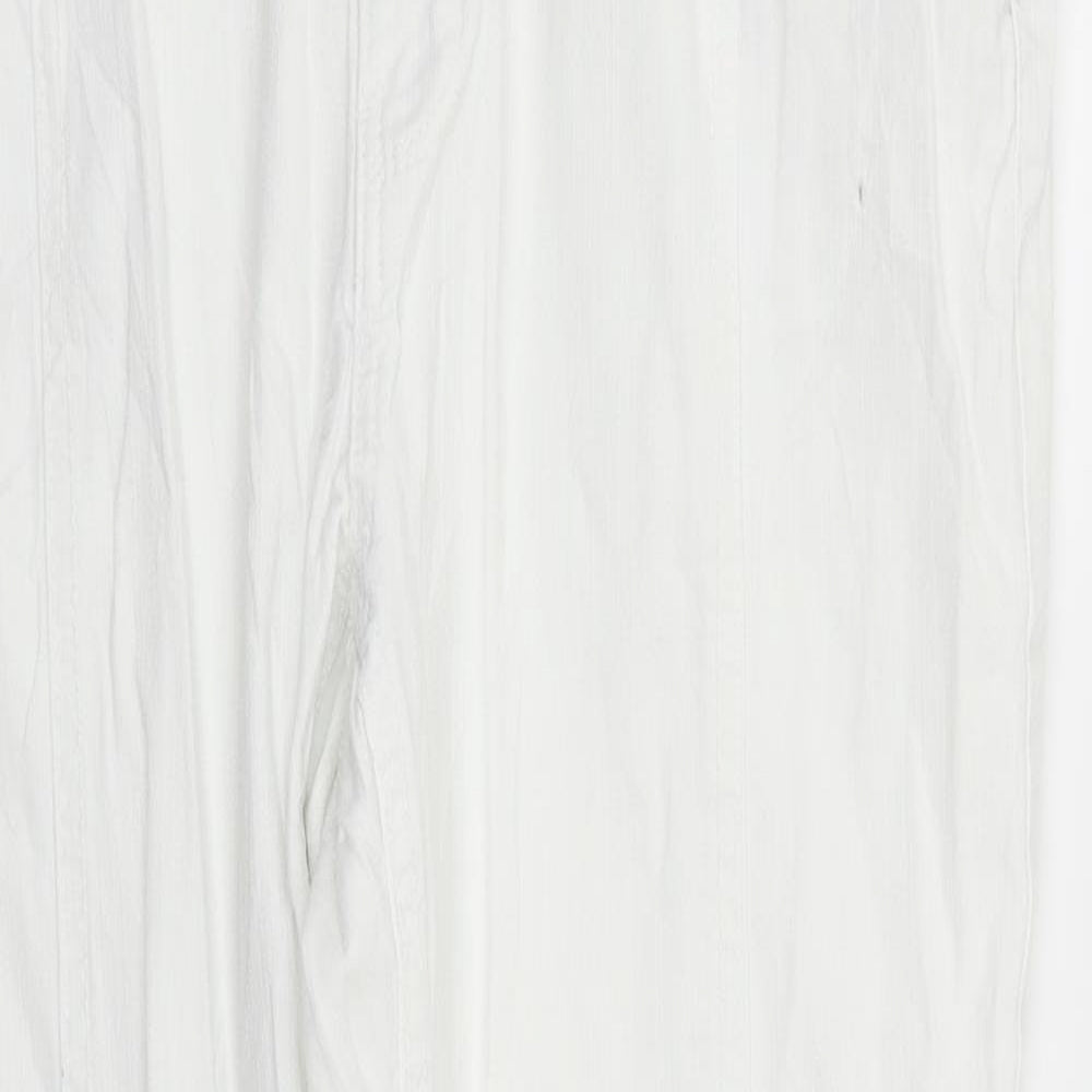Janina Womens White   Trousers  Size 16 L25 in - washable mark