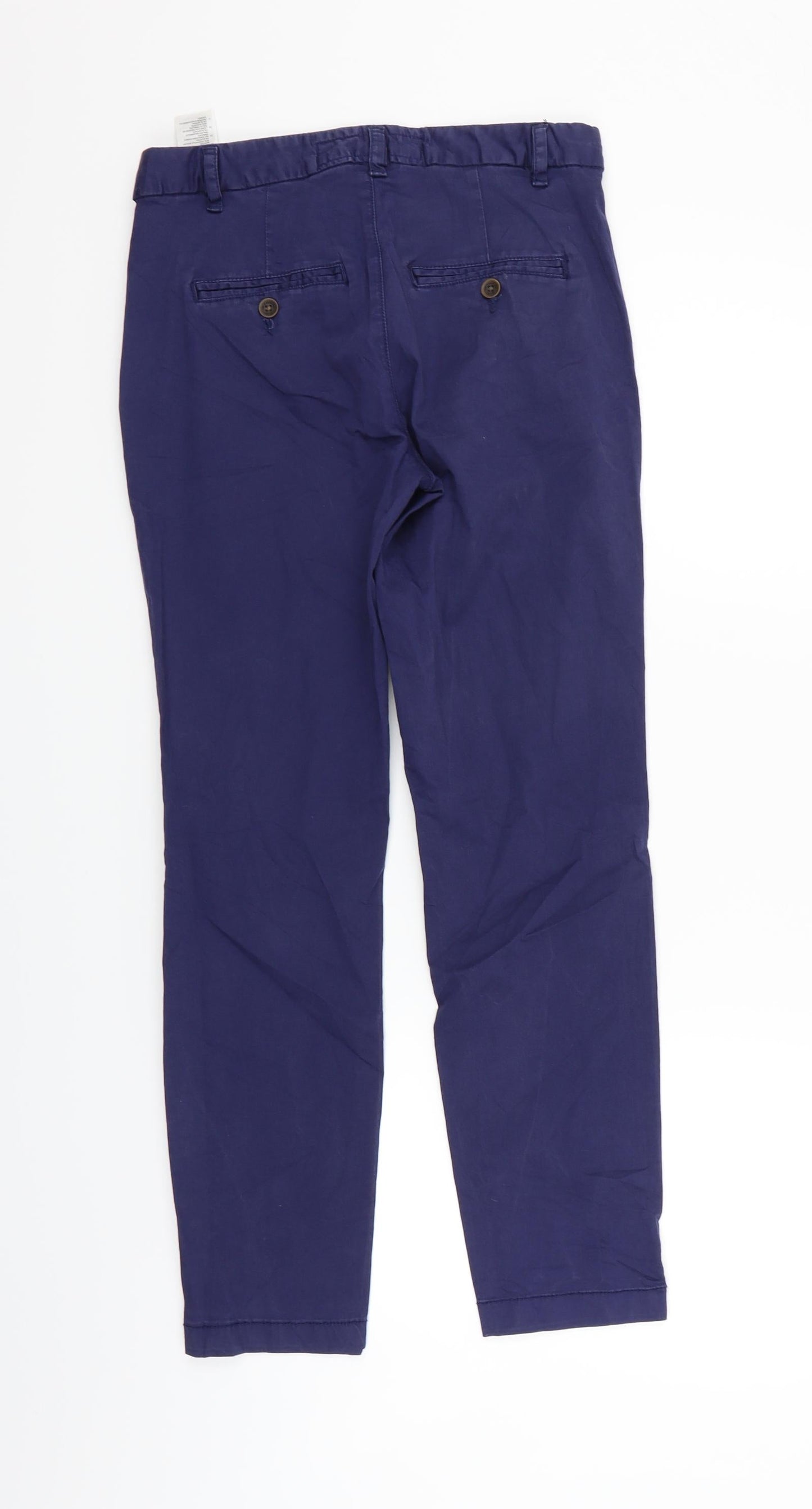 H&M Womens Blue   Trousers  Size 6 L26 in