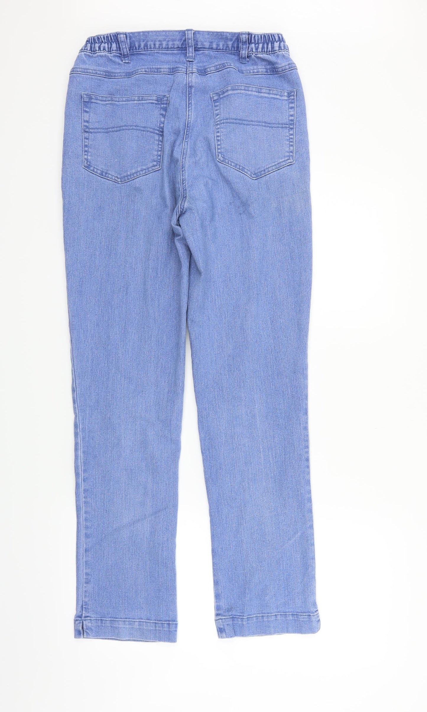Preworn Womens Blue   Straight Jeans Size 10 L28 in