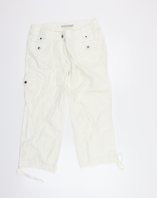 sancred Womens White   Trousers  Size M L22 in