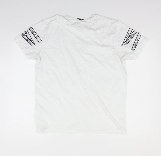 pre Womens White   Basic T-Shirt Size XL