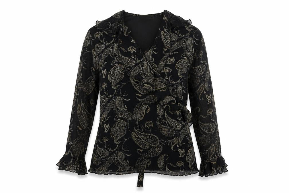 Bonmarché Womens Black Basic Blouse Size M