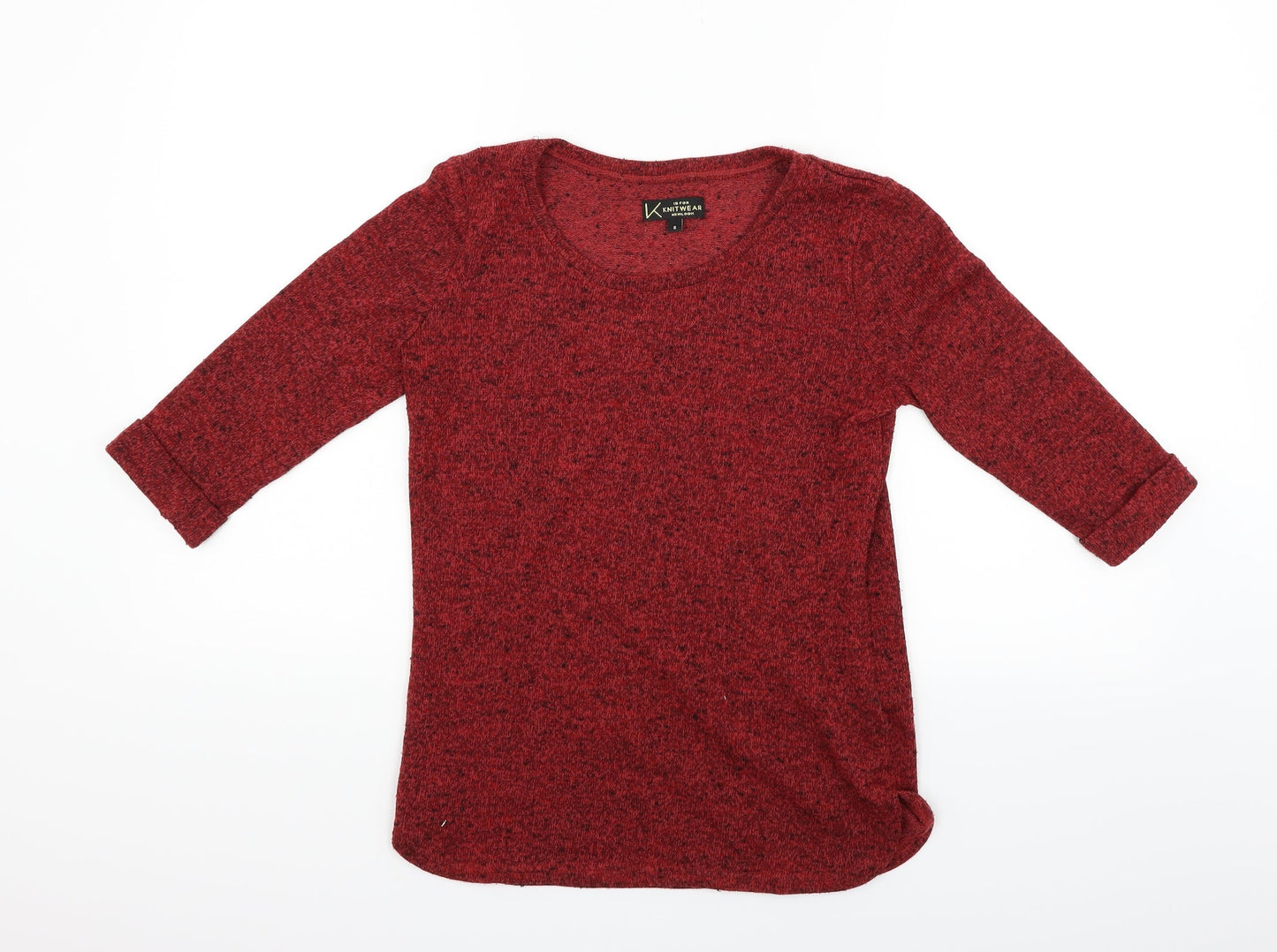 New Look Womens Red   Pullover Jumper Size 8
