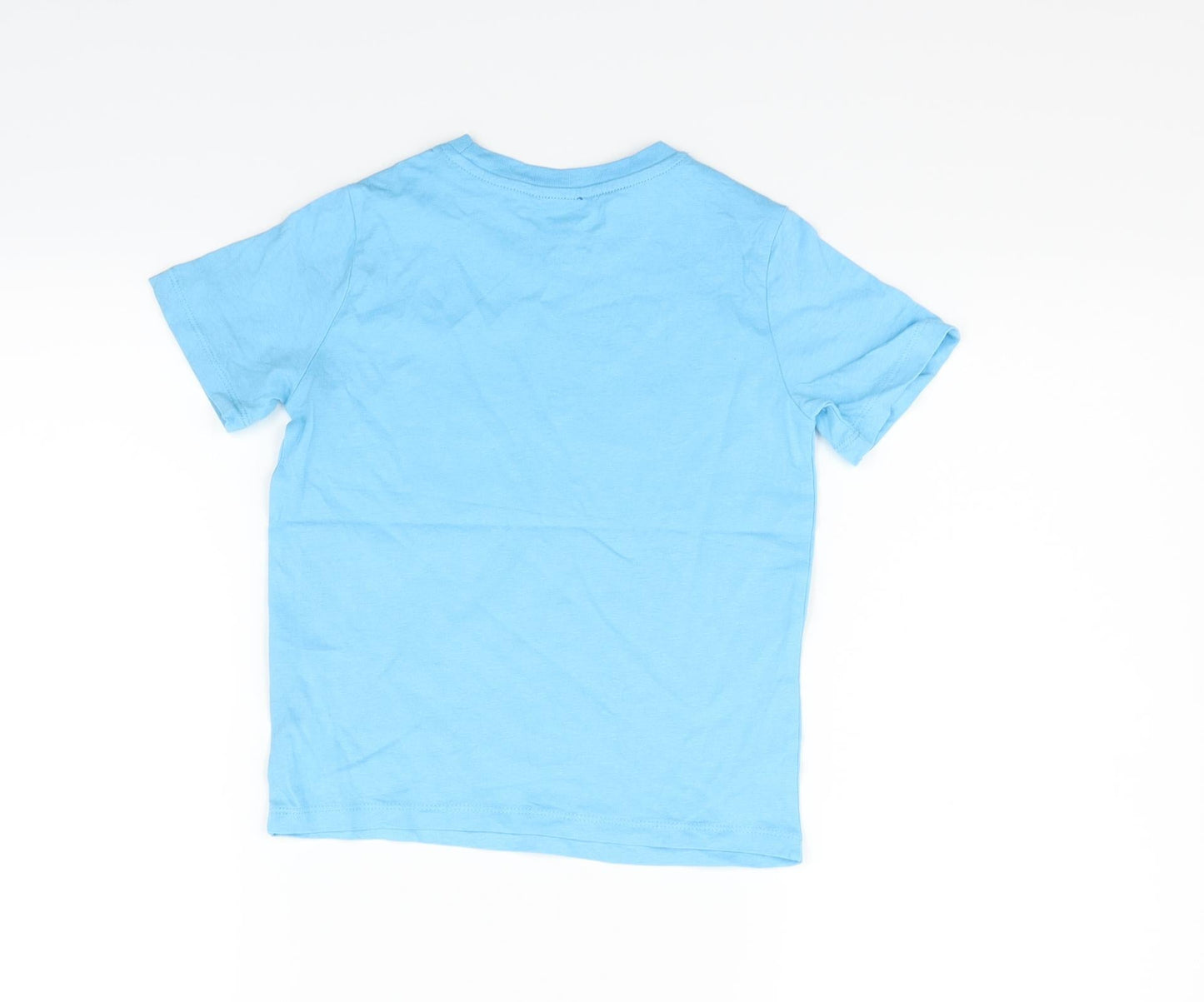 H&M Boys Blue   Basic T-Shirt Size 5-6 Years