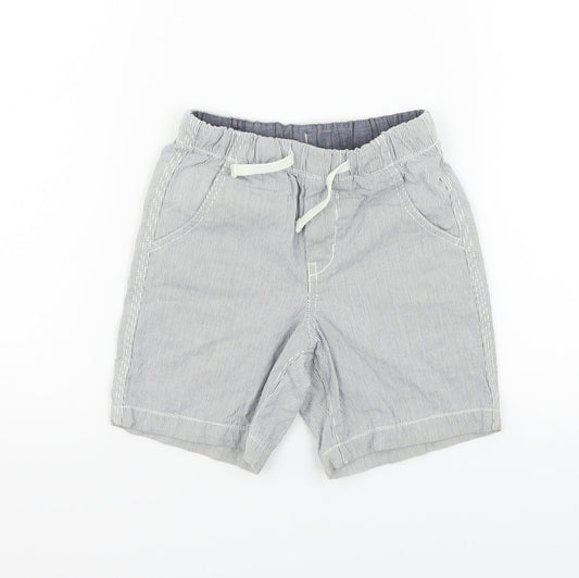 Gap Girls White Striped  Cut-Off Shorts Size 4 Years