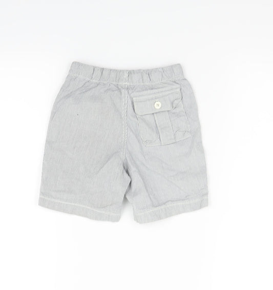 Gap Girls White Striped  Cut-Off Shorts Size 4 Years