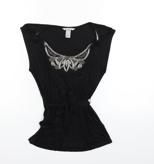 H&M Womens Black   Basic Tank Size XS