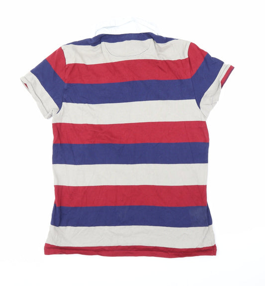 Gap Mens Multicoloured Striped   T-Shirt Size L  - Jersey