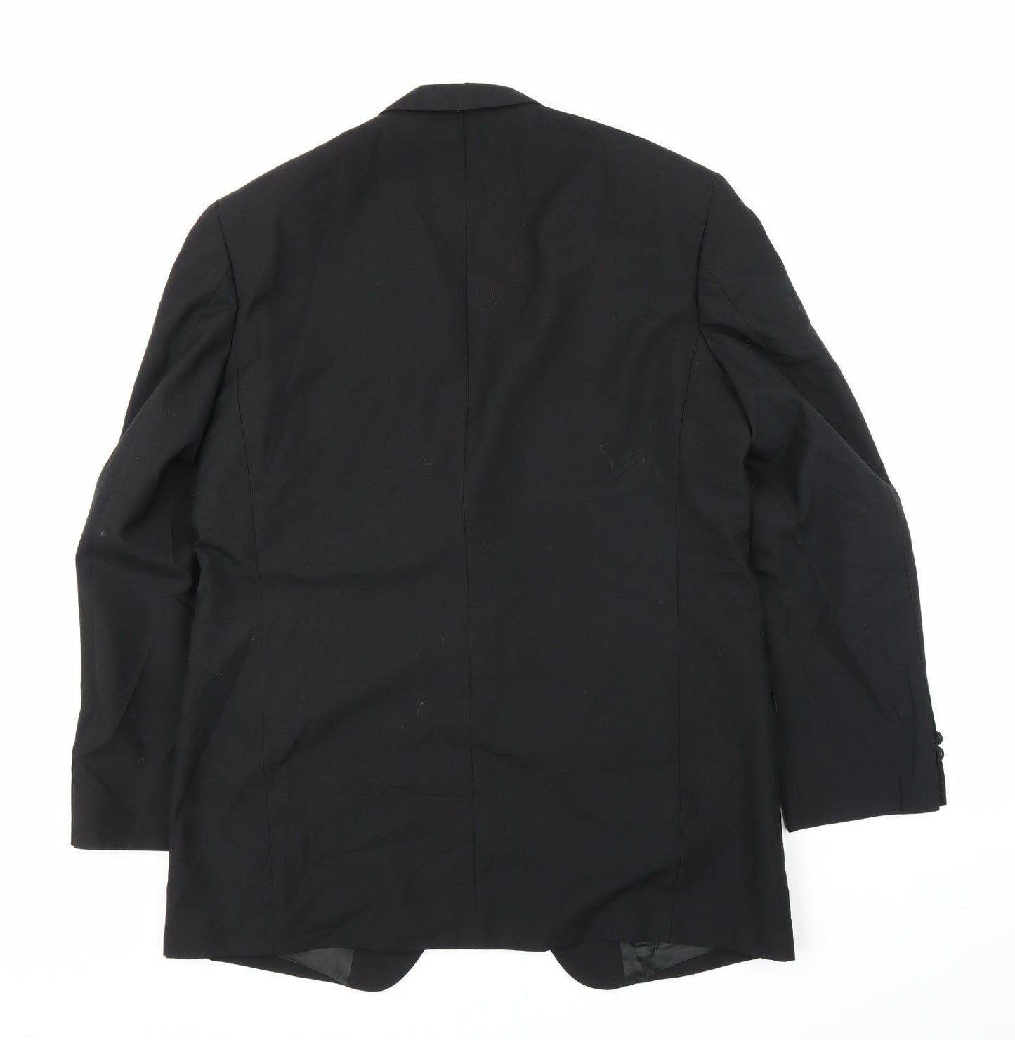 Preworn Mens Black   Jacket Suit Jacket Size 42