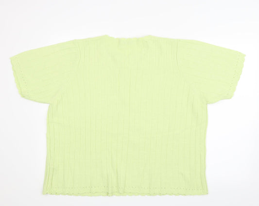 Berkertex Womens Green   Basic T-Shirt Size 22