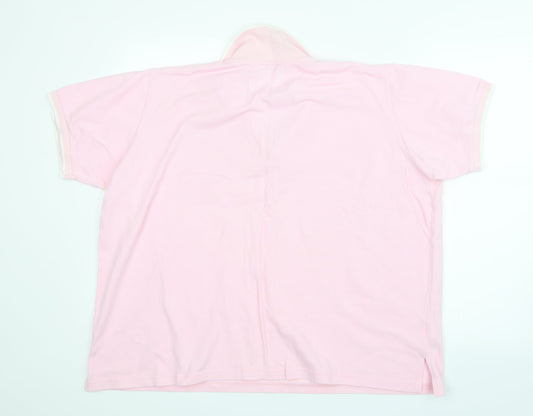 Joie de Vivre Womens Pink   Basic T-Shirt Size XL
