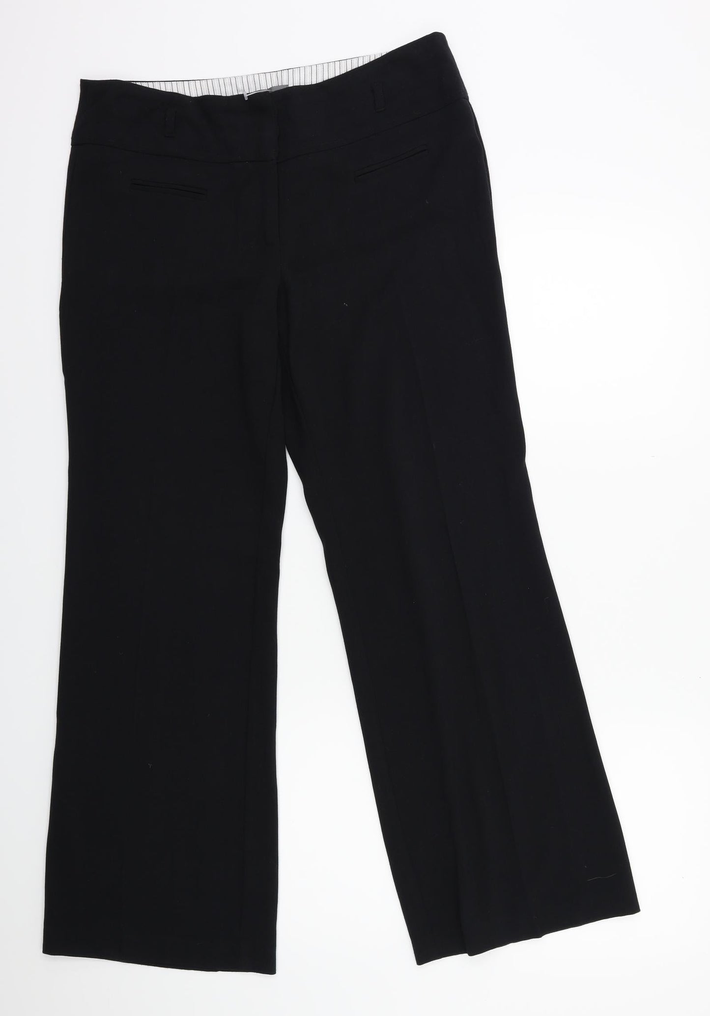 Et Vous Womens Black   Trousers  Size 14 L29 in